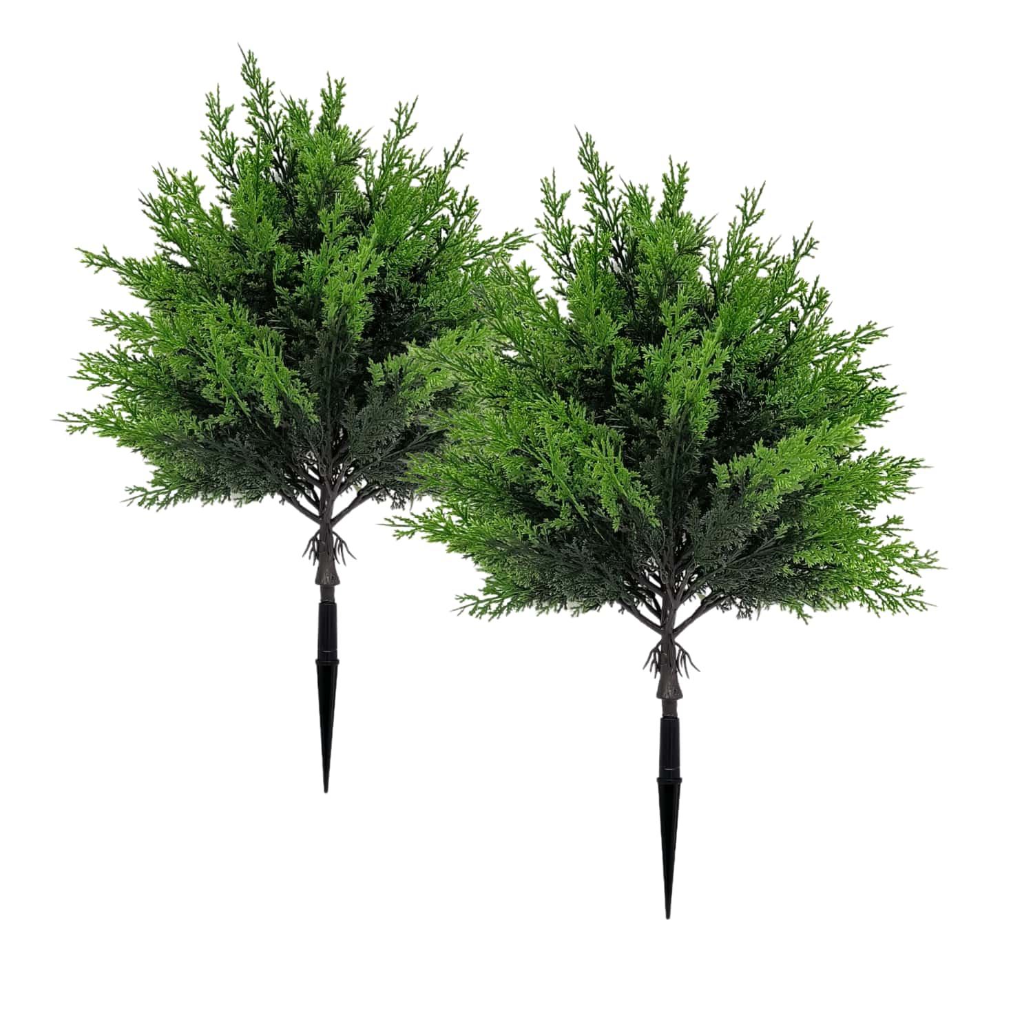 Christmas Tree Artificial - 2pcs Outdoor Artificial Greenery - High-Quality