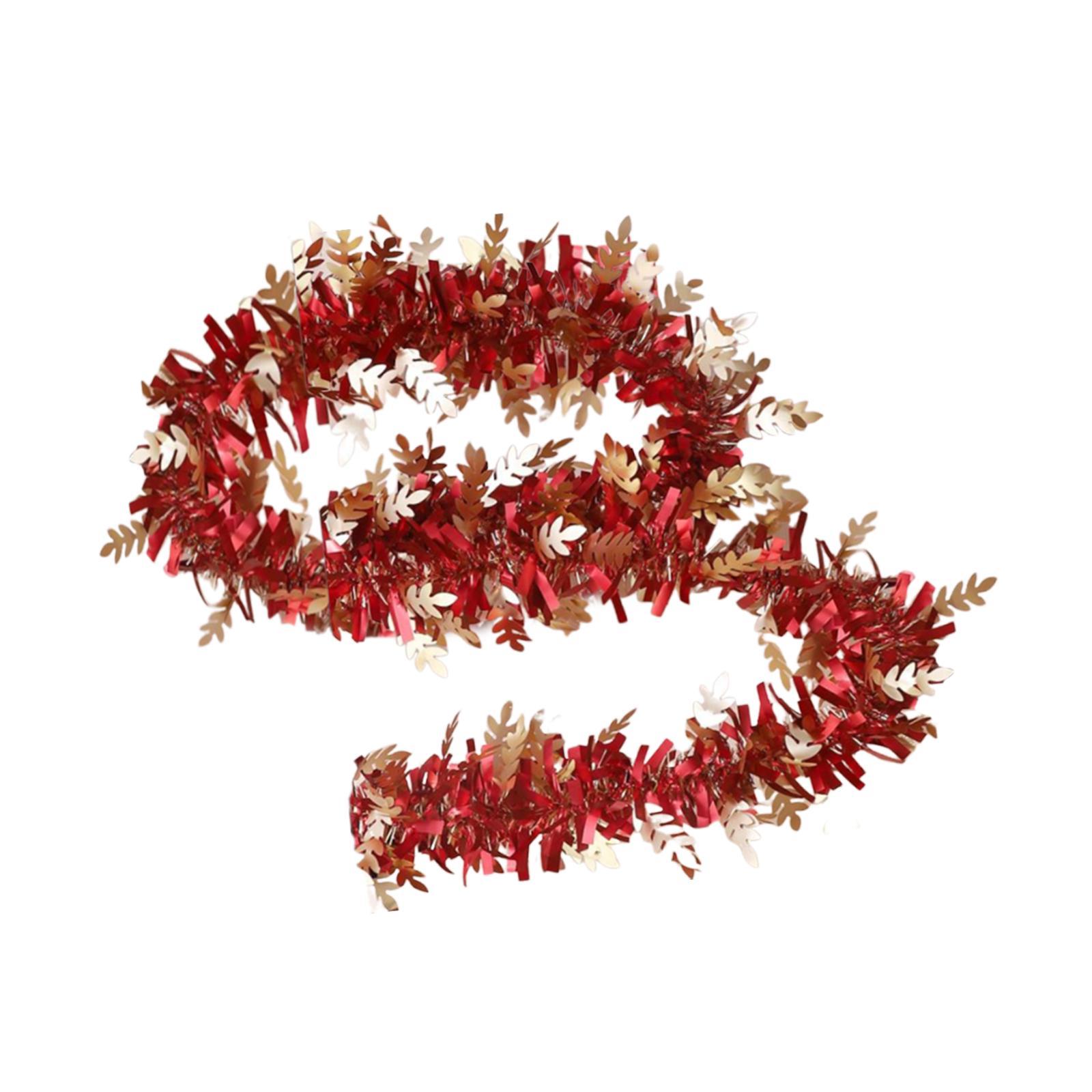 Tinsel Garland Decoration - Christmas Tinsel Garland,Hanging Garland 5.9 ft