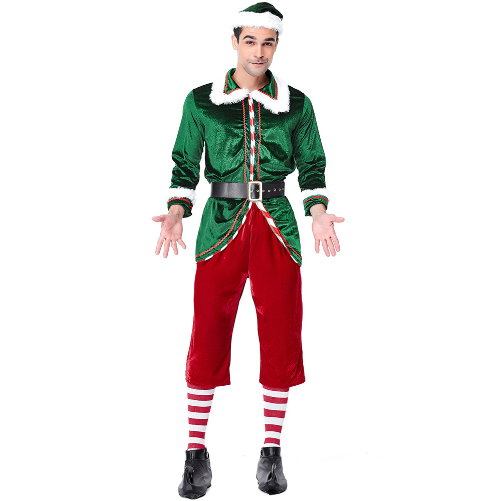 Elf Costume Christmas - Santa Claus Costume Women Men Christmas