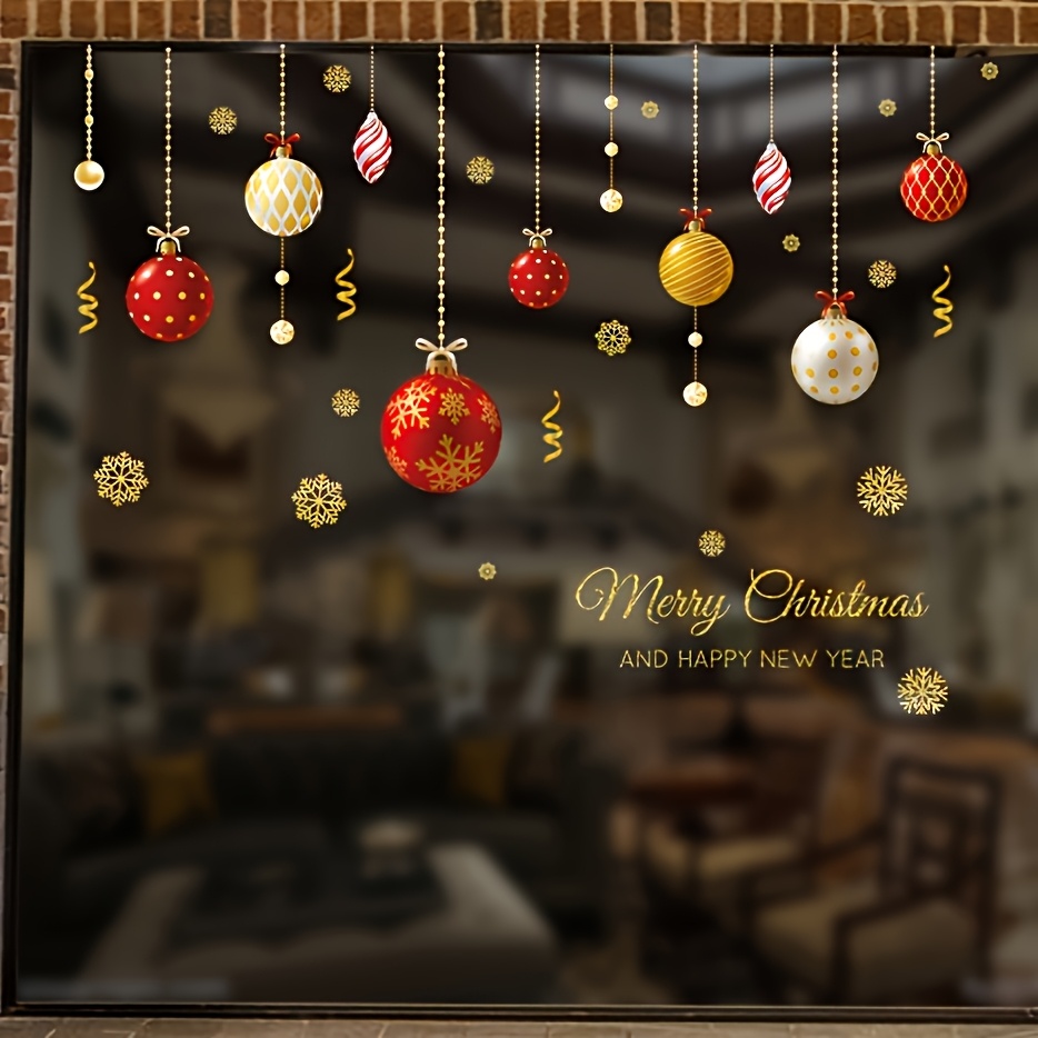 1pc Reusabl Window Stickers -  - Snowflake Window Decal ulasan dan harga