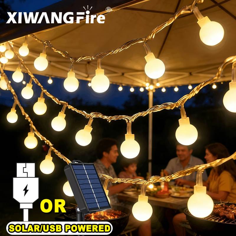 3-10M Solar/USB/Battery String - Christmas Lights Outdoor ulasan dan harga