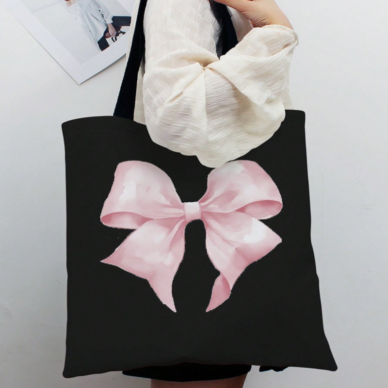 ROMWE Kawaii Bow Pattern Canva - Ribbon Bow Gift ulasan dan harga