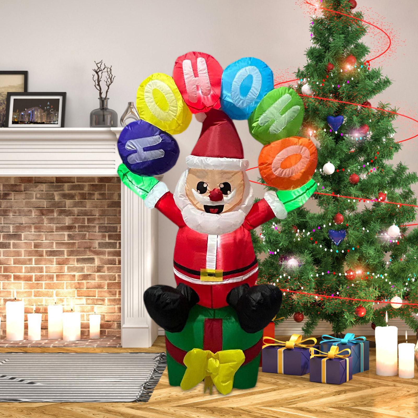 Blow Up Santa Inflatable Decor - Christmas Lights Outdoor ulasan dan harga