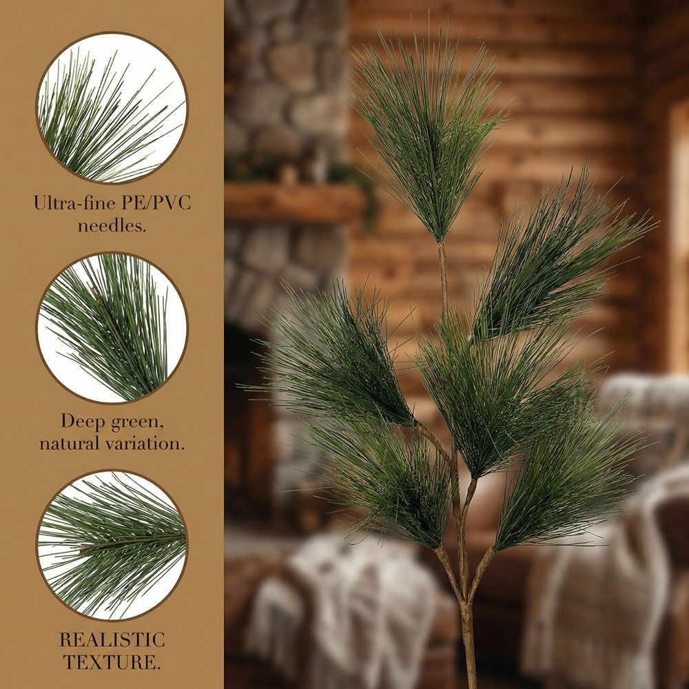 Realistic Artificial Pine Bran - Christmas Tree Artificial ulasan dan harga