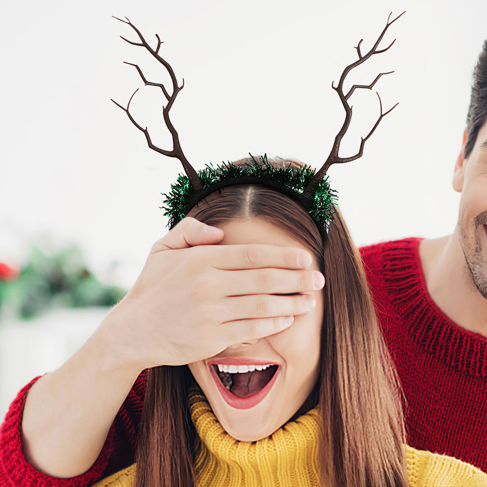 16Pcs Christmas Antler Headban - Reindeer Antlers Headband ulasan dan harga