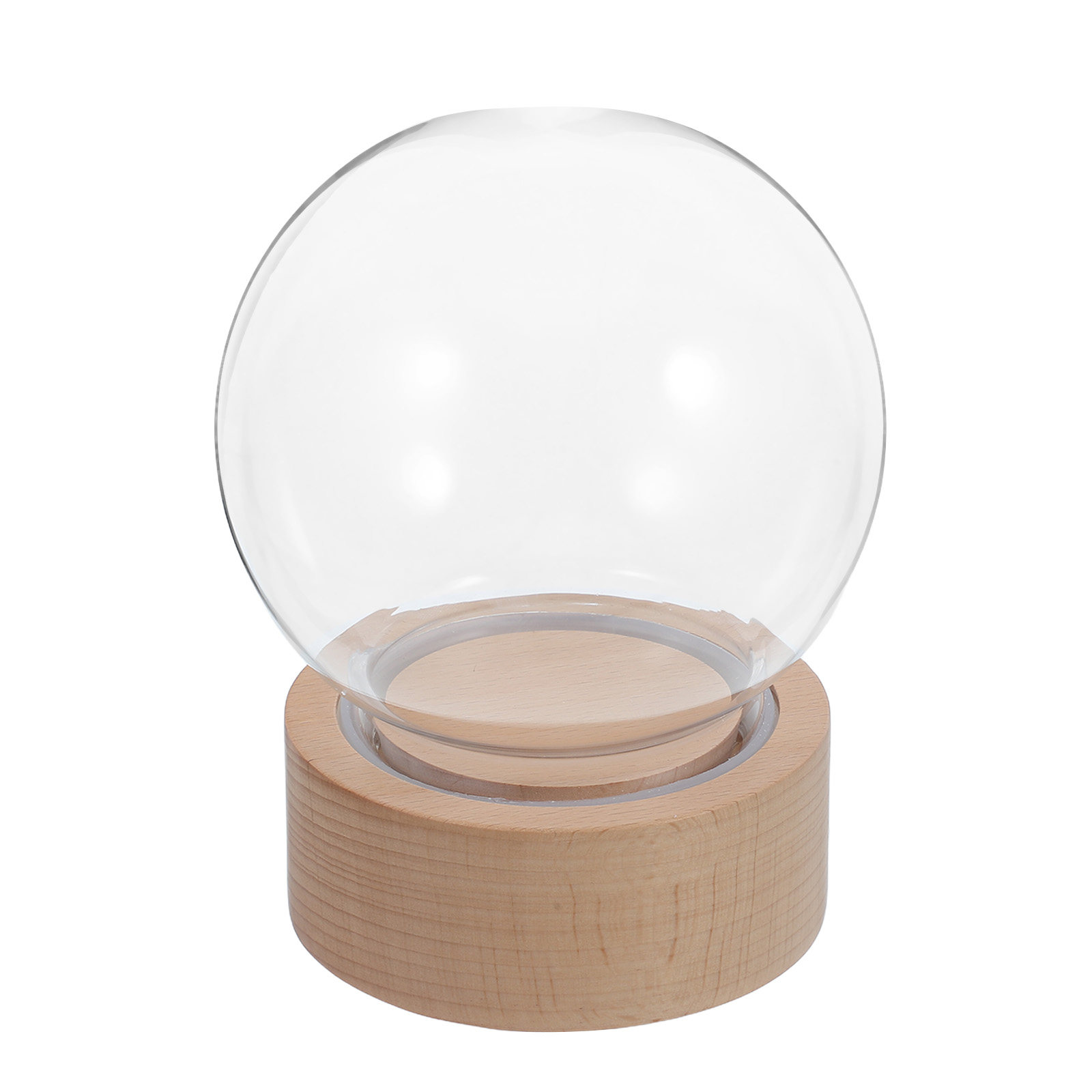Clear Snow Globe Music Box Ete - Snow Globe Musical ulasan dan harga
