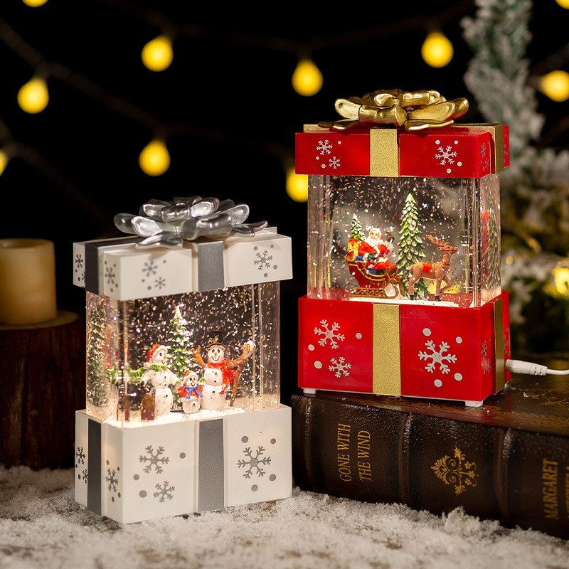 Automatic Snow Globe Music Box - Snow Globe Musical ulasan dan harga