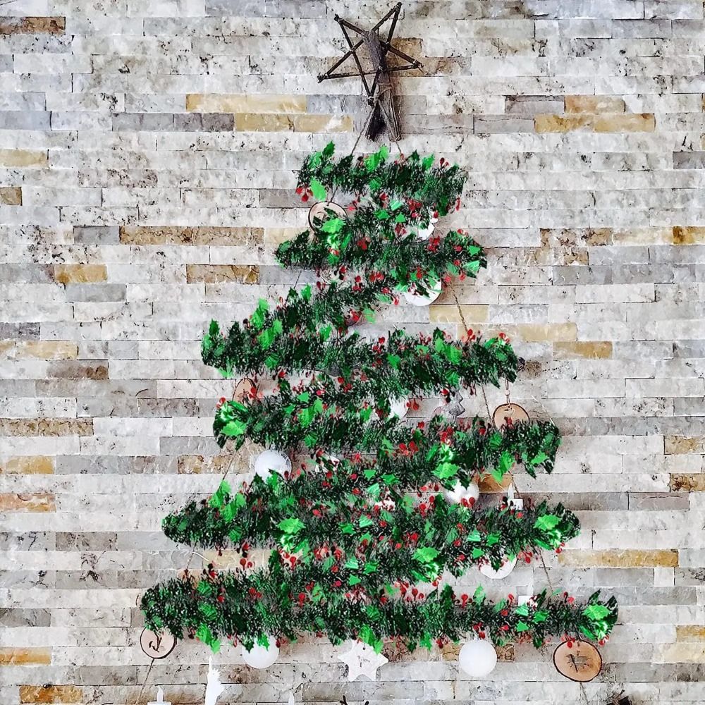 2PCS Reusable 2M Christmas Gar - Tinsel Garland Decoration ulasan dan harga