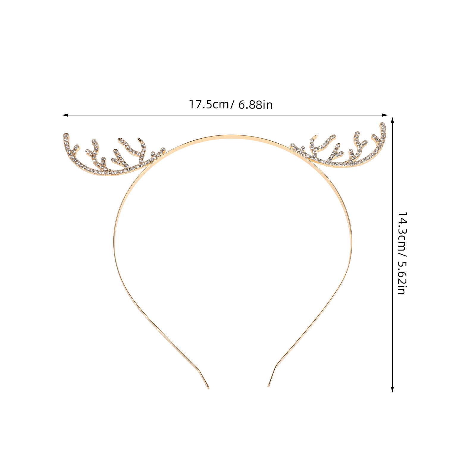 Rhinestone Reindeer Antlers He - Reindeer Antlers Headband ulasan dan harga