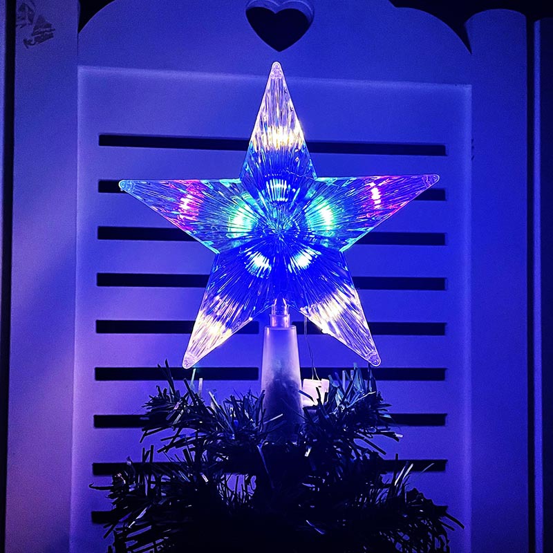 15/19/23cm Christmas Tree Top  - Star Tree Topper ulasan dan harga