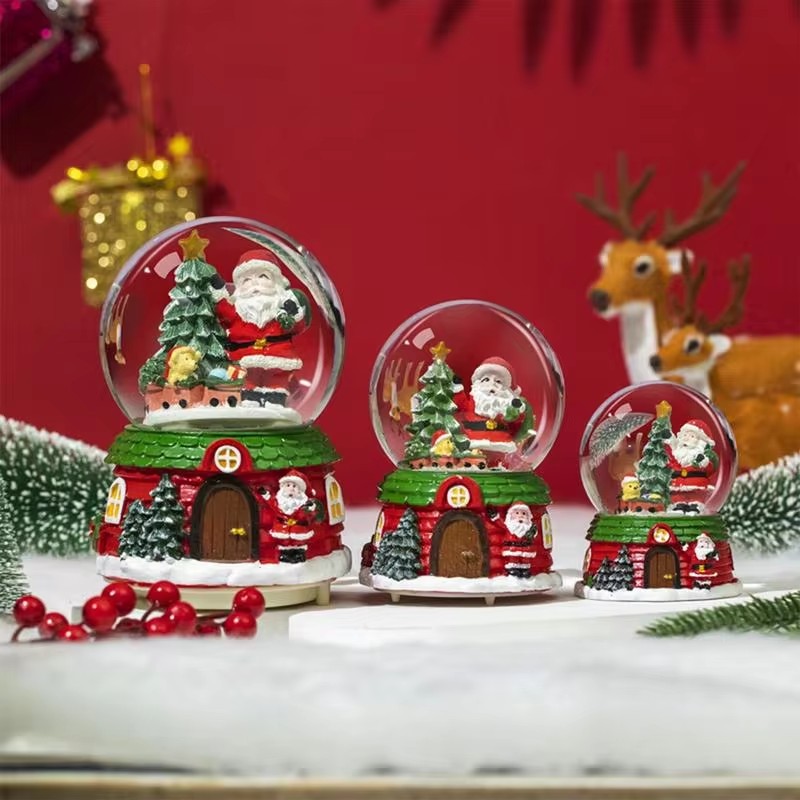 Fantasy LED Christmas Musical  - Snow Globe Musical ulasan dan harga
