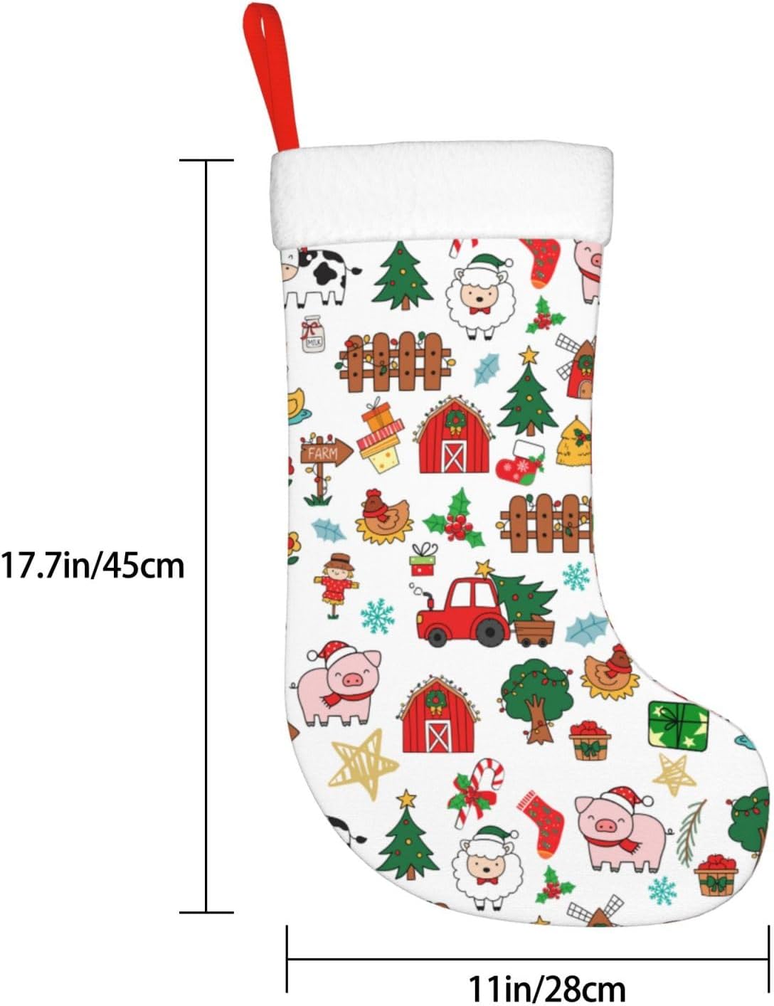 Farm Animals Christmas Stockin - Christmas Stocking Hanging ulasan dan harga