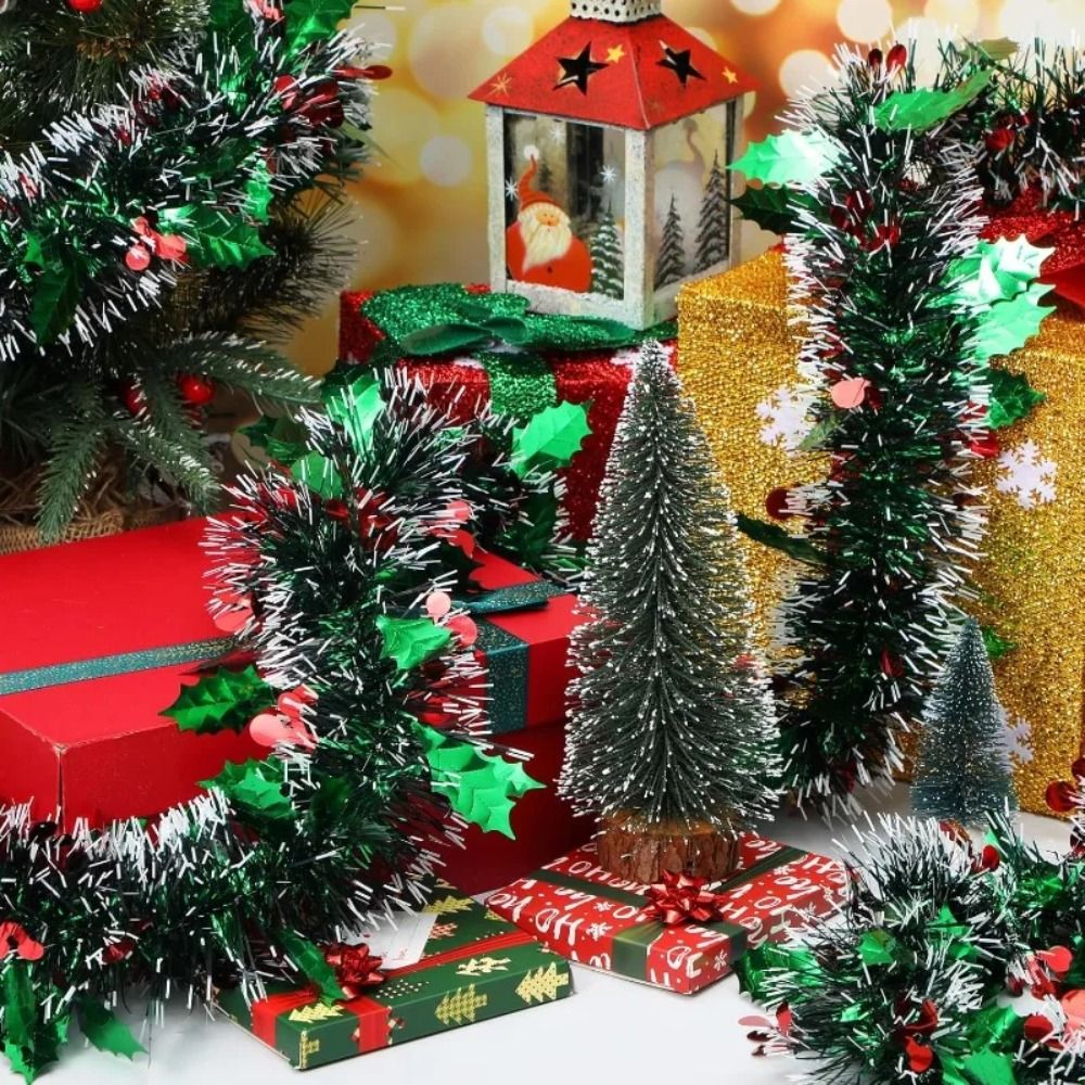 2PCS Reusable 2M Christmas Gar - Tinsel Garland Decoration ulasan dan harga