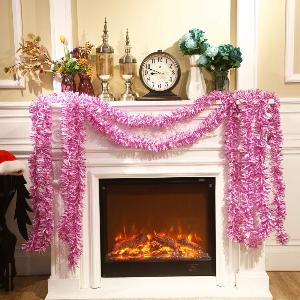 6 Pieces Valentine's Day Tinse - Tinsel Garland Decoration ulasan dan harga