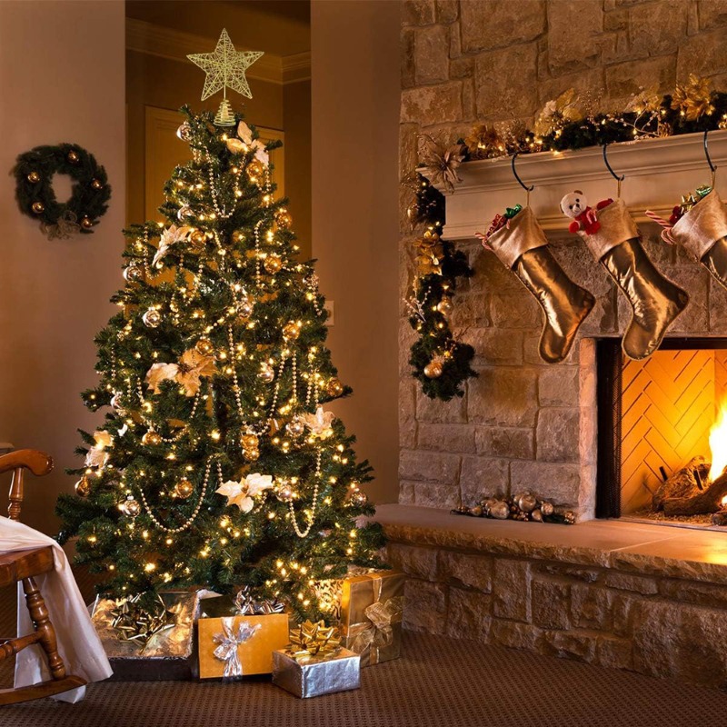 Christmas Tree Glitter Star To - Star Tree Topper ulasan dan harga