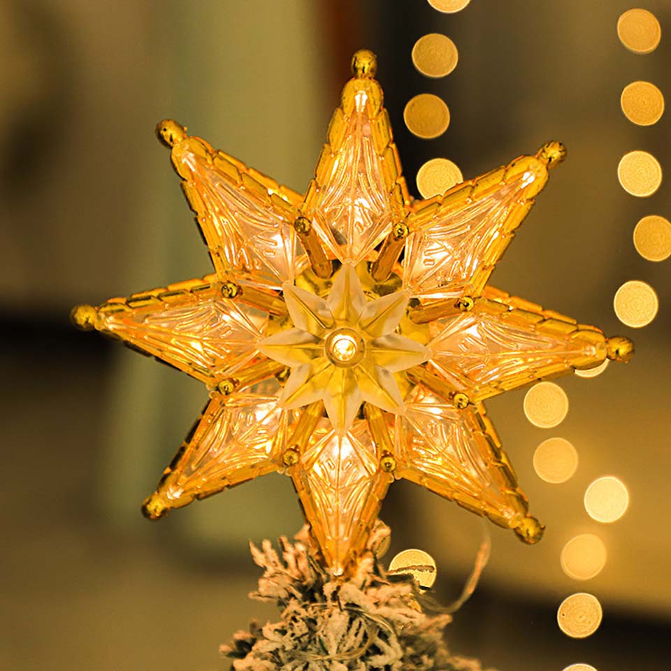 Lighted Star Trees Topper Chri - Star Tree Topper ulasan dan harga