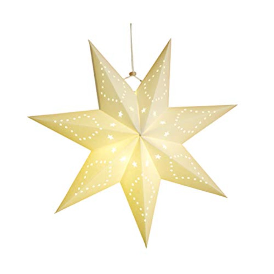 Paper Star Lantern Lamp Shade  - Star Tree Topper ulasan dan harga