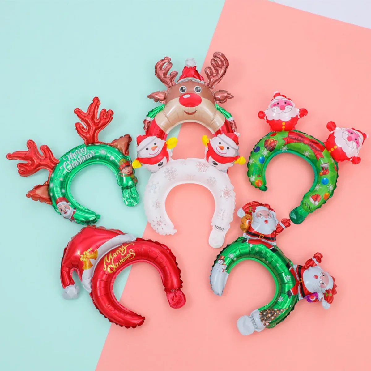 Christmas Inflatable Headbands - Reindeer Antlers Headband ulasan dan harga