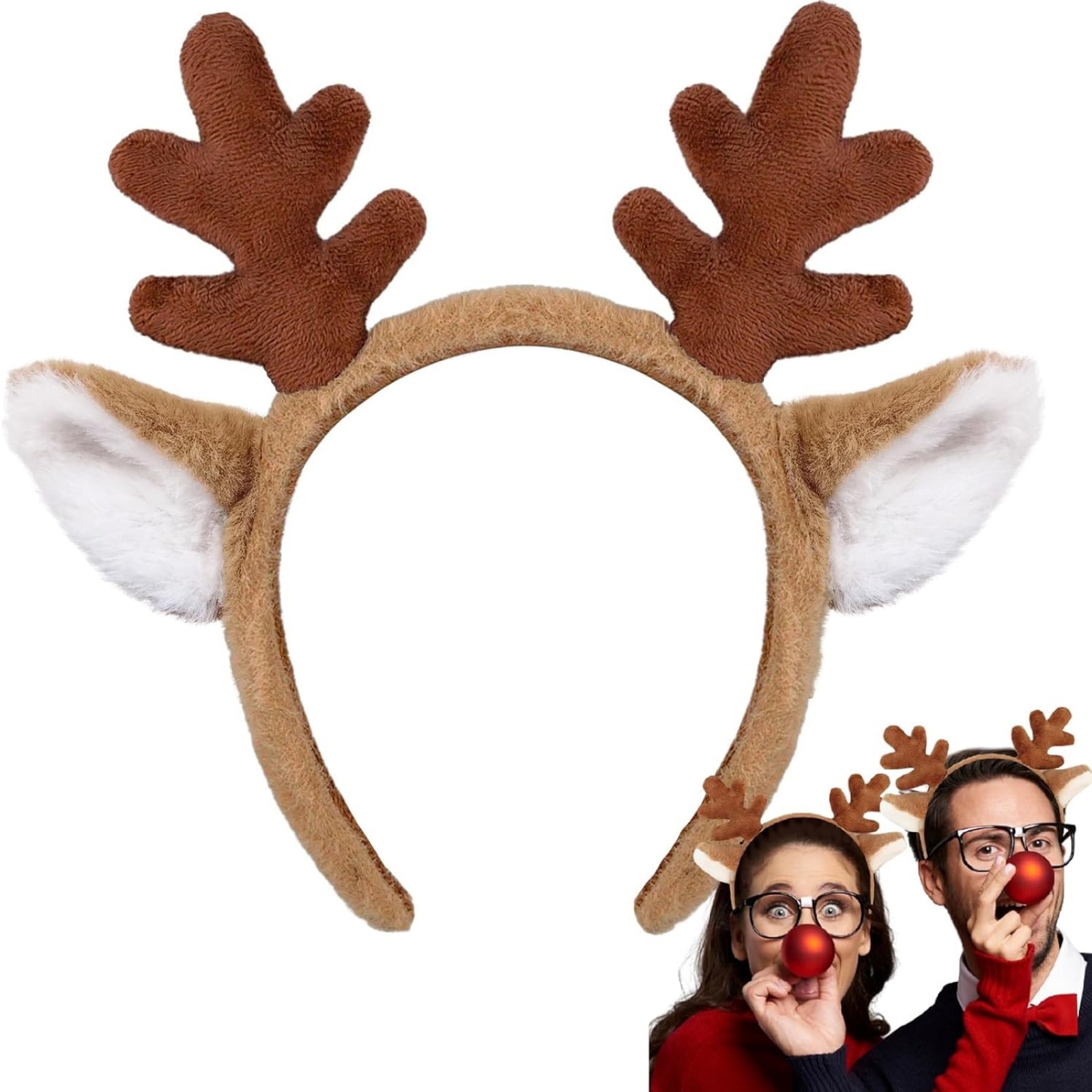 1PC Christmas Reindeer Antlers - Reindeer Antlers Headband ulasan dan harga