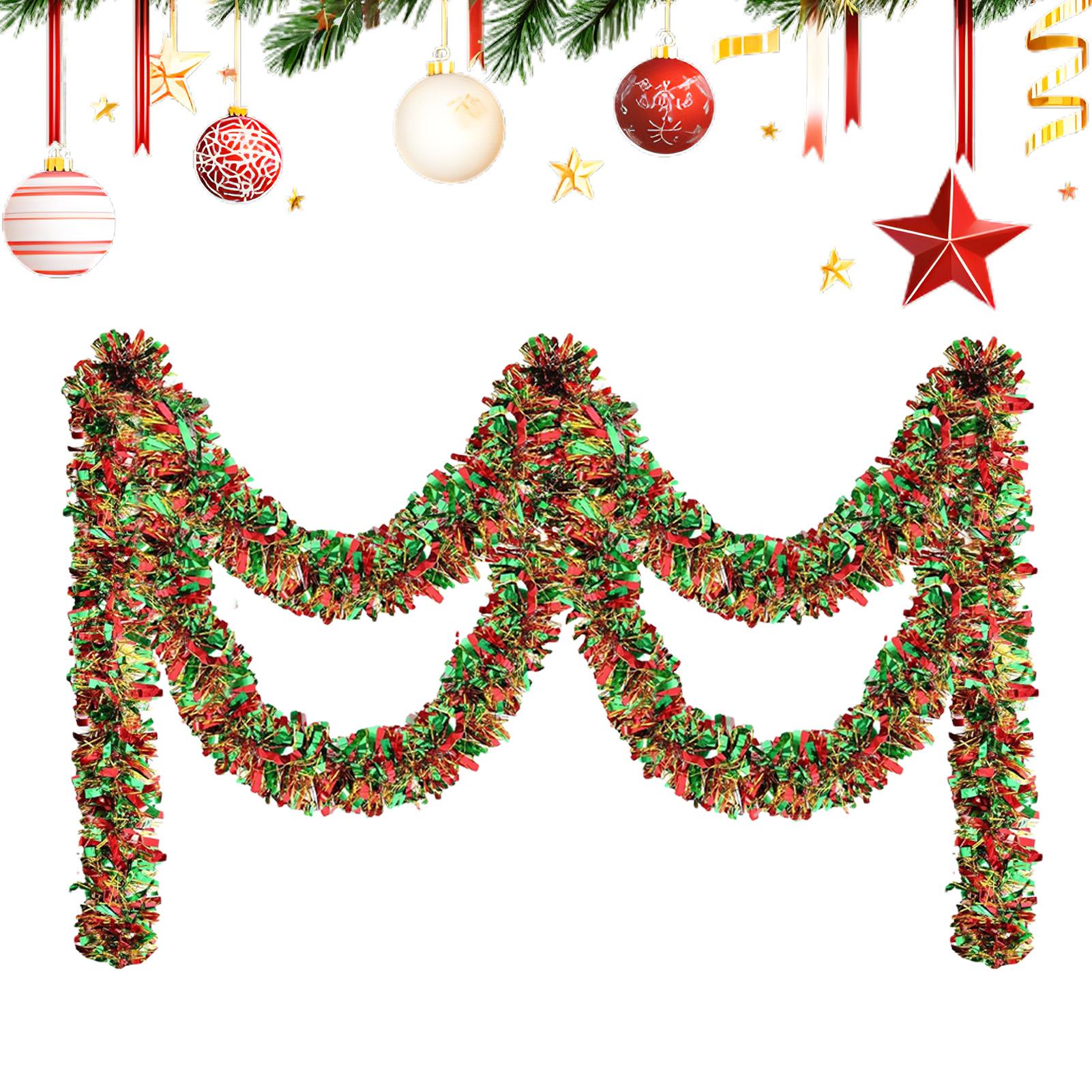 Christmas Tinsel Garland 6.5ft - Tinsel Garland Decoration ulasan dan harga