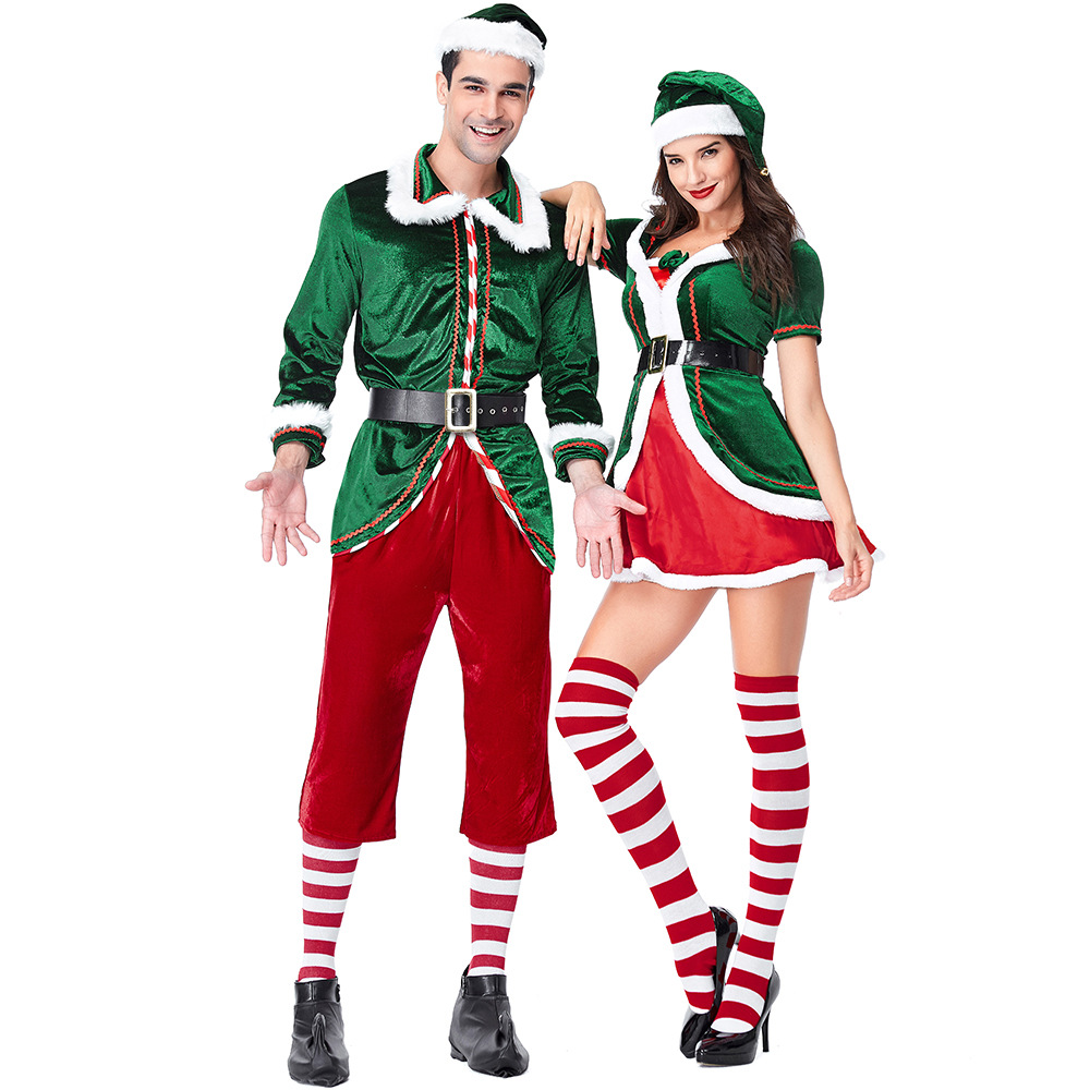 Santa Claus Costume Women Men  - Elf Costume Christmas ulasan dan harga