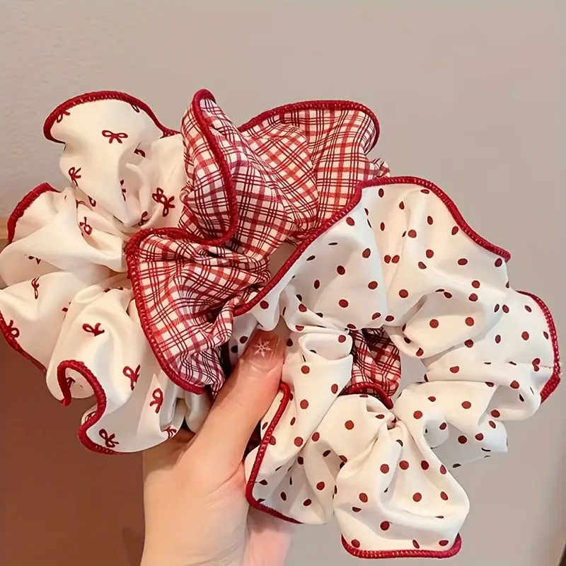 3 Pcs Sweet Red Dot Bowknot Pl - Christmas Throw Blanket ulasan dan harga