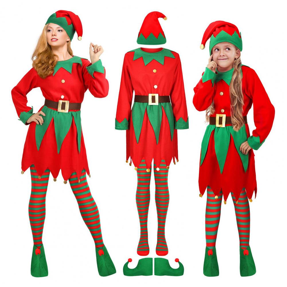 1 Set Christmas Elf Costume Ki - Elf Costume Christmas ulasan dan harga