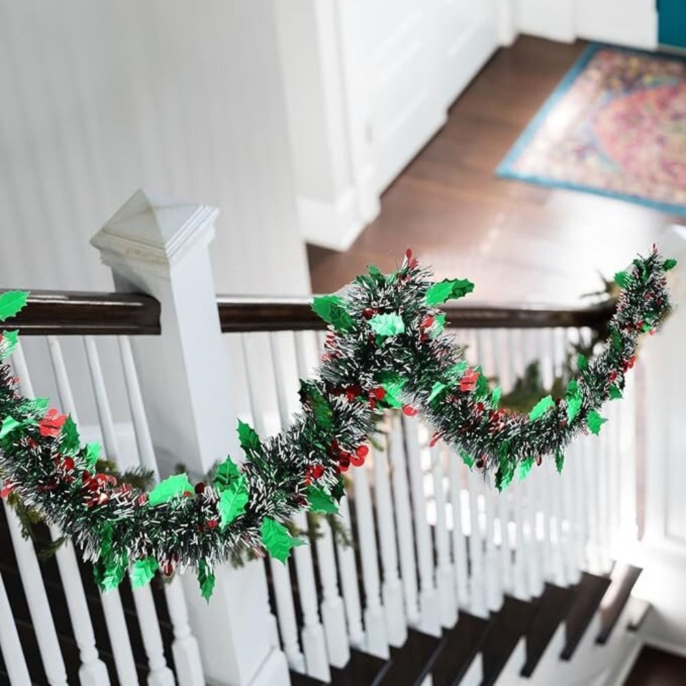 2PCS Reusable 2M Christmas Gar - Tinsel Garland Decoration ulasan dan harga