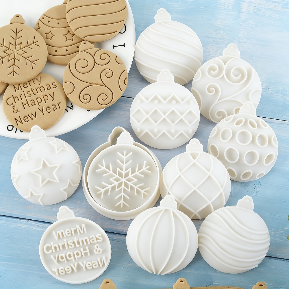 11Pcs Christmas Ornament Cooki - Ornament Ball Set ulasan dan harga
