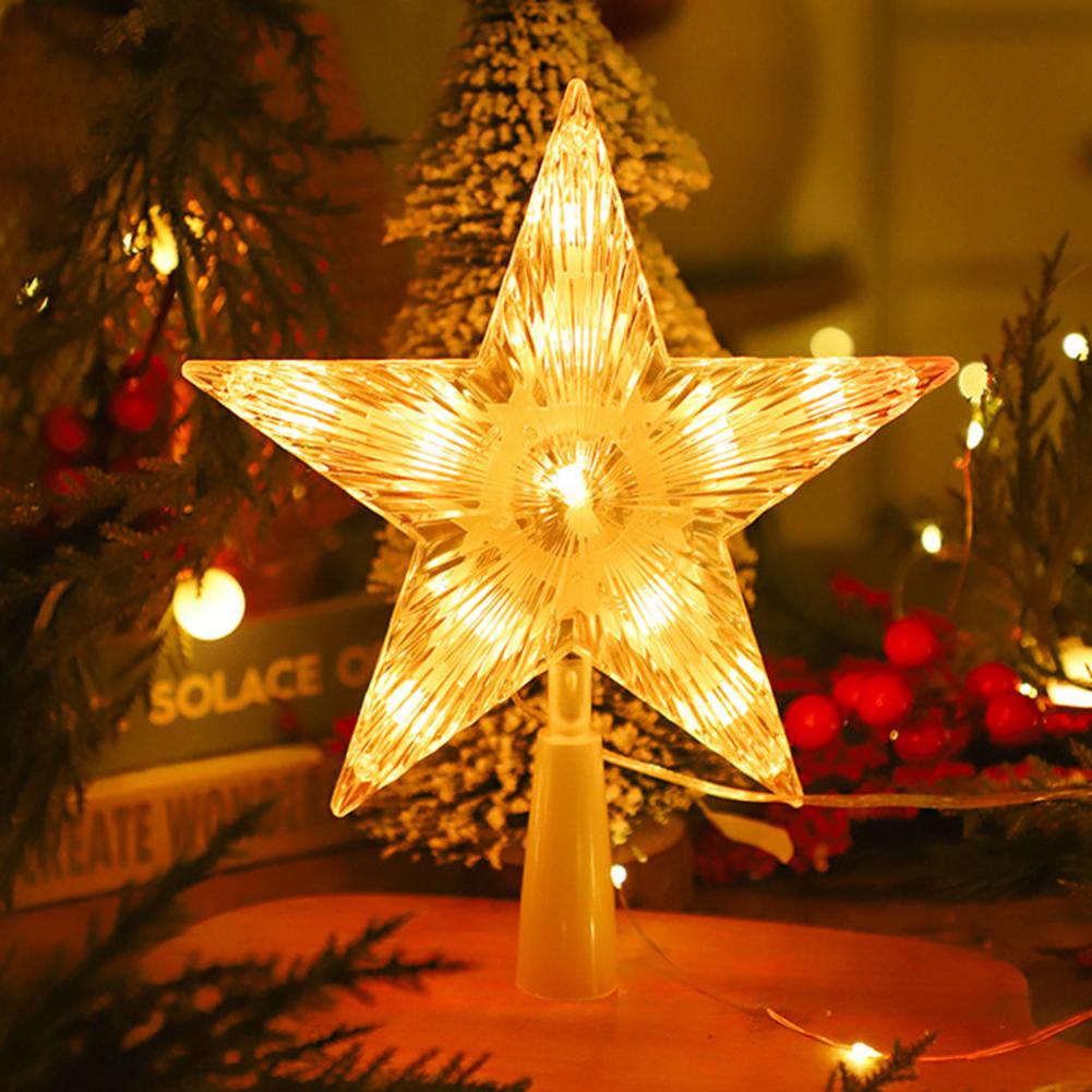 Christmas Star Tree Topper wit - Star Tree Topper ulasan dan harga