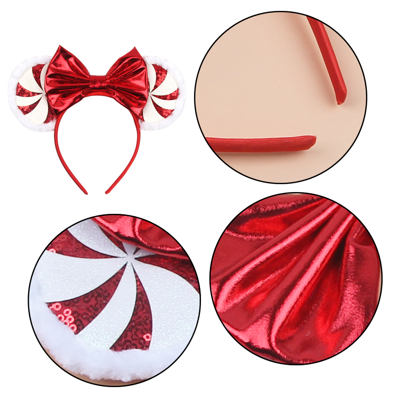 2026 Mickey Mouse Ears Headban - Ribbon Bow Gift ulasan dan harga