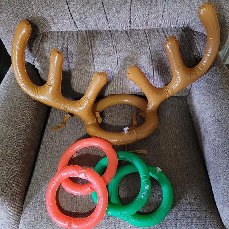1/3/5set Christmas Game Inflat - Reindeer Antlers Headband ulasan dan harga